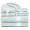Hastings Home Hastings Home Rio 8 Piece 100 Percent Cotton Towel Set - Seafoam 534137MUO - alternate 3